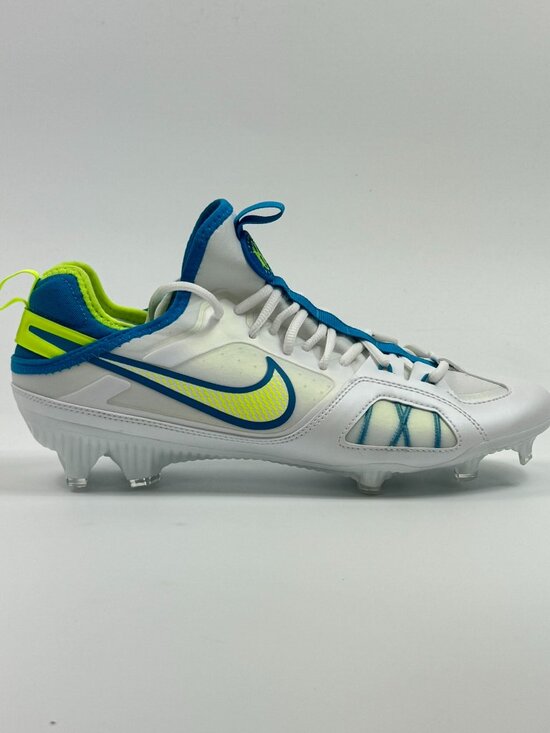Nike Huarache 9 Varsity LAX SE \'Volt Vivid Blue\' FZ3620-100 size 11 main image 4